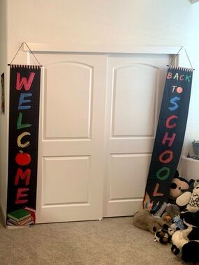 Welcome Back To School Vertical Banners